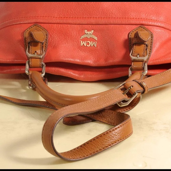 authentic MCM Leather Crossbody Bag - Picture 4 of 8